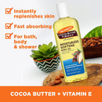 Palmer's Cocoa Butter Moisturizing Body Oil with Vitamin E, Radiant Looking Glow and Skin Hydration, Instant Absorption, Bath, Body and Shower, 8.5 Ounces